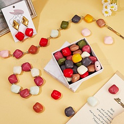 Opaque Acrylic Beads&nbsp;OACR-SZ0001-32