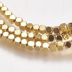Electroplate Non-magnetic Synthetic Hematite Beads Strands&nbsp;G-K239-14B