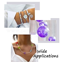 12Roll 6 Style Round Crystal Elastic Stretch Thread&nbsp;EW-YS0001-01