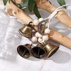 Iron Bell Pendant Decoration&nbsp;HJEW-JM02259