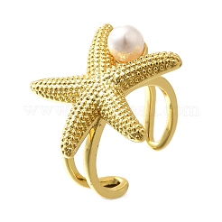 Brass Cuff Rings for Women&nbsp;RJEW-Q008-02G