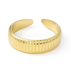 Ion Plating(IP) 304 Stainless Steel Cuff Ring for Women&nbsp;RJEW-C060-16G