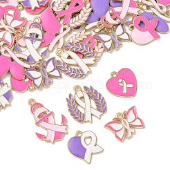 48Pcs 12 Styles Alloy Enamel Pendants&nbsp;FIND-FS0004-81
