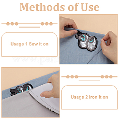 24Pcs Computerized Embroidery Cloth Iron on Patches&nbsp;PATC-FG0002-82