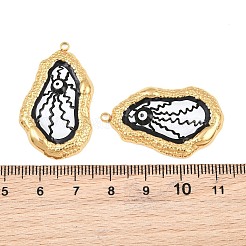 304 Stainless Steel Enamel Pendants&nbsp;SA-CBADC81-01G-03