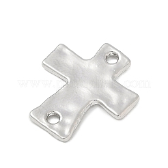 Alloy Textured Religion Cross Links Connector Charms&nbsp;FIND-Z127-01P-01