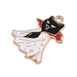 Halloween Alloy Enamel Pendants&nbsp;FIND-I052-01KCG-03