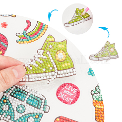 DIY Diamond Painting Stickers Kits For Kids&nbsp;DIY-WH0168-58