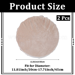 Velvet Round Stool Cover&nbsp;AJEW-WH20020-290C
