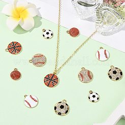 Alloy Enamel Pendants&nbsp;FIND-FS0005-04C