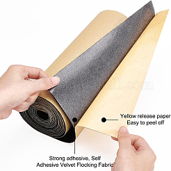 Self Adhesive Velvet Flocking Fabric&nbsp;OCOR-BC0001-58B-07