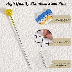 9 Sets Stainless Steel Pins&nbsp;DIY-SP0003-54A