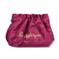 Velvet Spring Snap Closure Change Purse&nbsp;ABAG-P009-A02