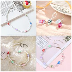 14Pcs 14 Colors Glass Beads&nbsp;LAMP-CJ0002-11