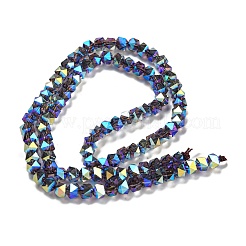 Electroplate Glass Beads Strands&nbsp;GLAA-Q105-02U