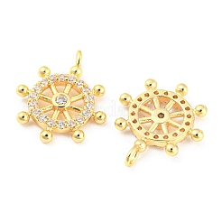 925 Sterling Silver Micro Pave Cubic Zirconia Charms&nbsp;STER-Q190-04G