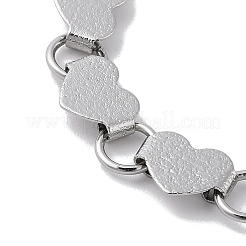 Non-Tarnish 304 Stainless Steel Link Chain Bracelets for Women&nbsp;BJEW-Q343-04B-P