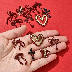 14Pcs 7 Styles Alloy Pendants with Enamel&nbsp;FIND-FS0004-27