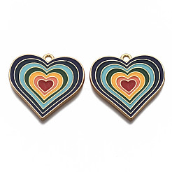 Alloy Enamel Pendants&nbsp;LS-ENAM-T011-110B-NR