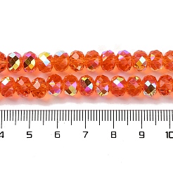 AB Color Plated Transparent Electroplate Beads Strands&nbsp;EGLA-H104-06A