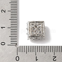 Brass with Clear Cubic Zirconia Beads&nbsp;KK-G503-06P