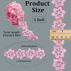 2 Yards Flower Polyester Lace Trim&nbsp;OCOR-CY0002-69A