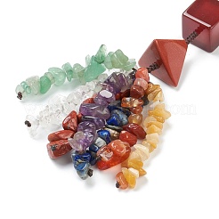 Geometry Shape Chakra Hanging Ornament&nbsp;AJEW-I059-05