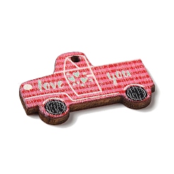 Printed Wood Pendants&nbsp;FIND-K017-06
