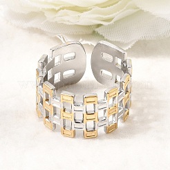 304 Stainless Steel Cuff Open Rings&nbsp;SA-CBAB767-21GP