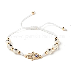 Handmade Polymer Clay Heishi Beads Stretch Bracelets Set&nbsp;BJEW-JB07349-01