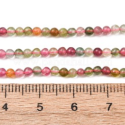 Natural Multicolor Tourmaline Beads Strands&nbsp;G-H358-A06-3mm-01