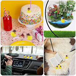 150Pcs Resin Duck Sculpture Display Decorations&nbsp;DJEW-CA0001-51