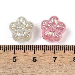 UV Plating Transparent Acrylic Beads&nbsp;MACR-L007-19
