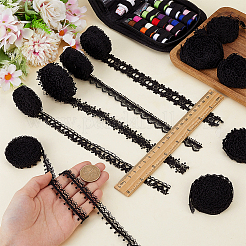 30Yards 10 Styles Polyester Lace Trim&nbsp;OCOR-MA0001-76B