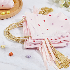 Heart Printed Cloth Drawstring Storage Bags&nbsp;ABAG-WH20010-20C-02