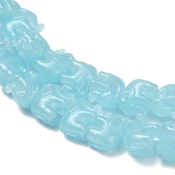 Synthetic Coral Dyed Carved Bead&nbsp;BSHE-H114-04A