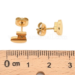 304 Stainless Steel Stud Earrings&nbsp;EJEW-I321-01G-03