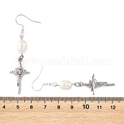 Alloy Glass Dangle Earrings&nbsp;EJEW-JE07367