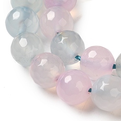 Dyed & Heated Natural Agate Beads Strands&nbsp;G-P539-D01-02