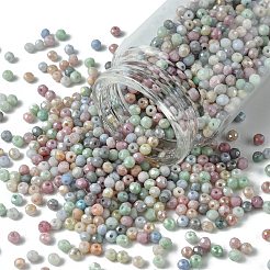 300Pcs Faceted Electroplated Glass Beads Strands&nbsp;GLAA-YW0003-38
