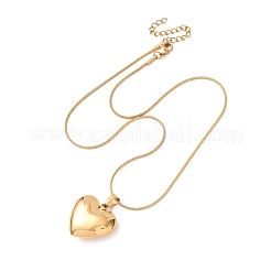Valentine's Day 304 Stainless Steel Love Heart Pendant Necklaces for Women&nbsp;SA-CBA364C-03G