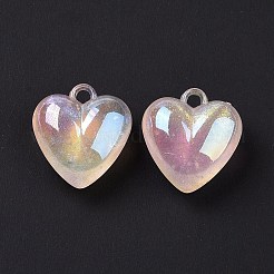 UV Plating Luminous Transparent Acrylic Beads&nbsp;OACR-C001-05