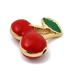 Brass Enamel Beads&nbsp;KK-I360-003G-01B