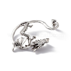 Alloy Dragon Stud Earrings&nbsp;EJEW-C046-03AS