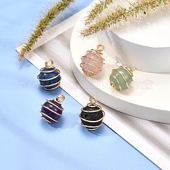 Natural Mixed Gemstone Pendants&nbsp;PALLOY-JF00910