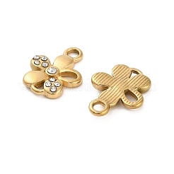 304 Stainless Steel Rhinestone Pendant&nbsp;STAS-U047-16G