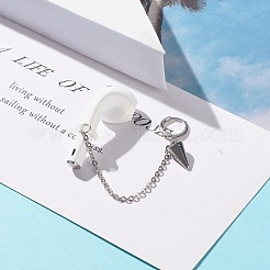 Tarnish Resistant Anti-Lost Earring for Wireless Earphone&nbsp;EJEW-JE04784