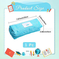 Corduroy Rectangle Pencil Case&nbsp;AJEW-WH20017-30B