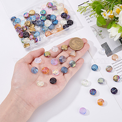 112Pcs 14 Styles Electroplated Glass Beads&nbsp;GLAA-GA0002-40