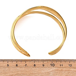 304 Stainless Steel Cuff Bangles for Women&nbsp;BJEW-G749-17G